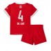 Cheap Bayern Munich Matthijs de Ligt #4 Home Football Kit Children 2022-23 Short Sleeve (+ pants)